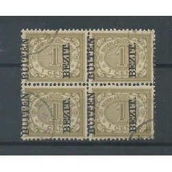 Dutch East Indies 82fb  shifted overprint  VFU/used  CV  50+ €