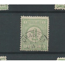 Netherlands 31  "DRAGTEN" small round cancel  VFU/used  CV 33 €