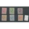 Suriname 3A-13A  Willem III 1873  MH/unused  CV  515 €