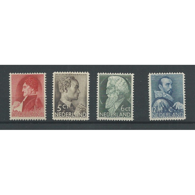 Nederland 274-277 Zomer 1935 MNH/postfris  CV 117 € Pracht !!