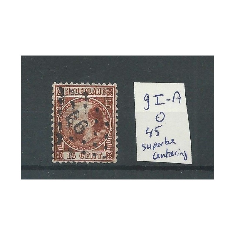 Netherlands  9I-A    VFU/used  CV 45 €