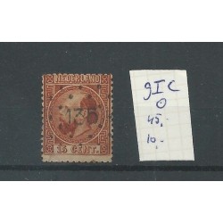 Netherlands  9I-C  numeral dot cancel 135  VFU/used  CV 55 €