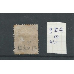 Netherlands  9I-A  numeral dot cancel 107  VFU/used  CV 45 €