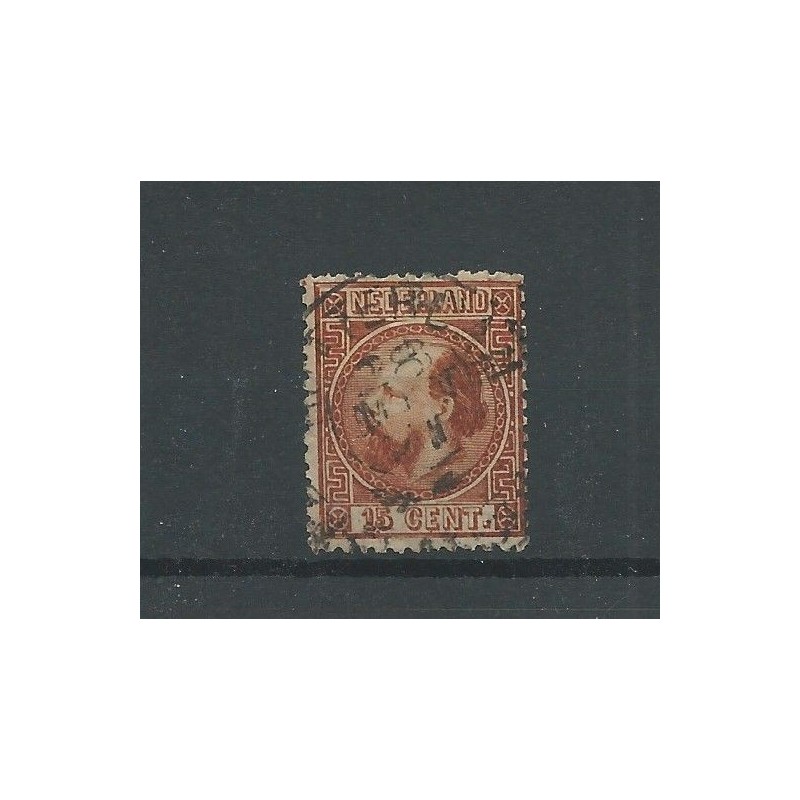 Netherlands  9 with "ROTTERDAM 1871" franco-takje  VFU/used  CV 45+ €