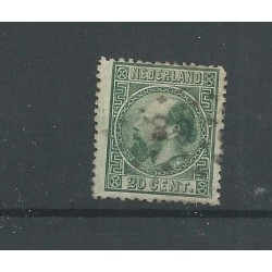 Netherlands  10II  with numeral dot cancel 68  VFU/used  CV 35 €