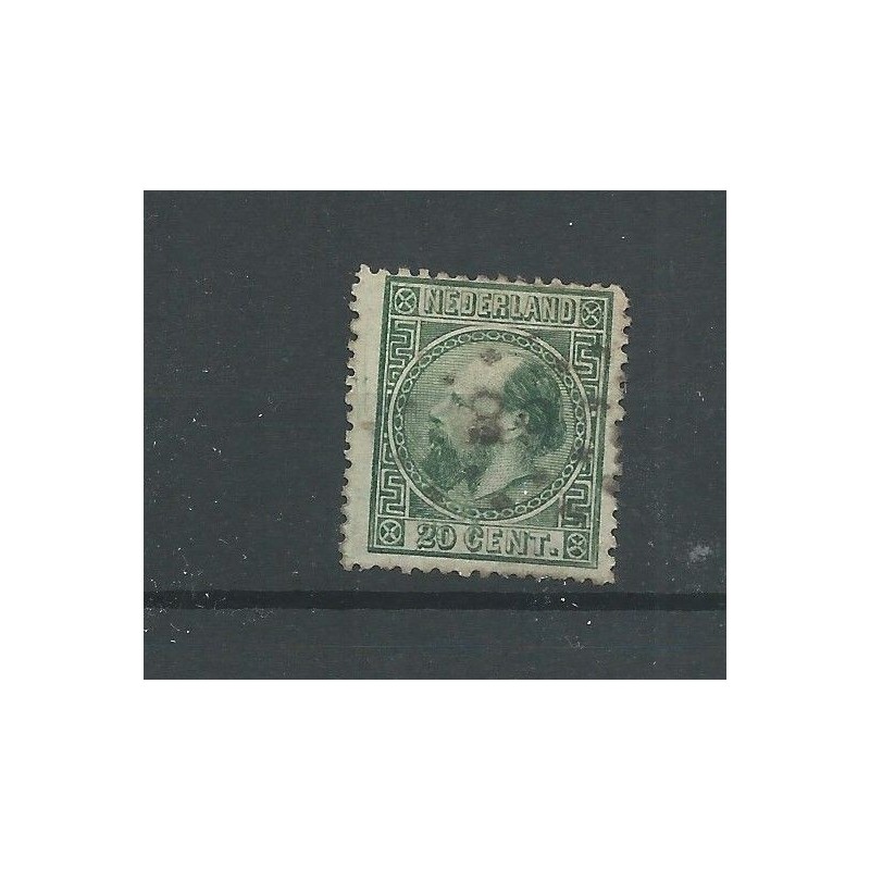 Netherlands  10II  with numeral dot cancel 68  VFU/used  CV 35 €