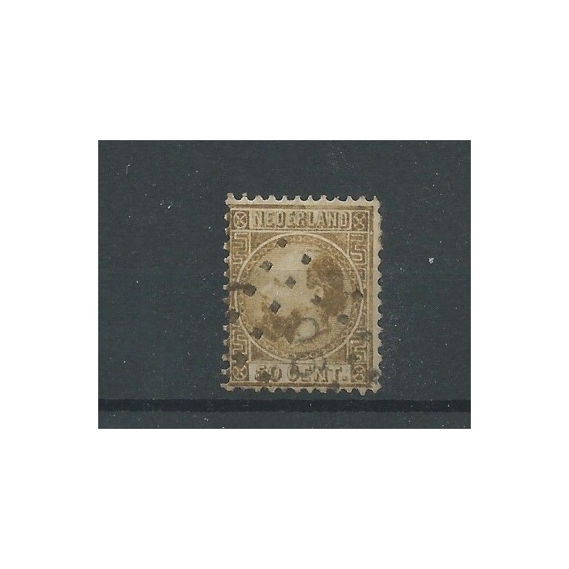Netherlands  12 with numeral dot cancel 96  VFU/used  CV 300 €