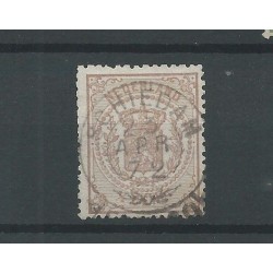 Netherlands  13 with "SCHIEDAM 1872" franco-takje VFU/used  CV 20+ €