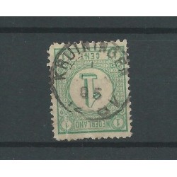 Nederland 31  "KRUININGEN 1895" kleinrond  FU/gebr  CV 45 €