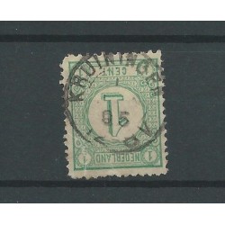 Netherlands 31  "KRUININGEN 1895" small round cancel  FU/used  CV 45 €