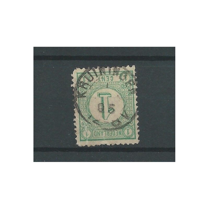 Nederland 31  "KRUININGEN 1895" kleinrond  FU/gebr  CV 45 €