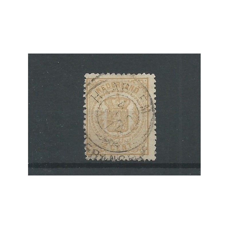 Nederland  17  "HAARLEM 1874" franco-takje  VFU/gebr  CV 25 €