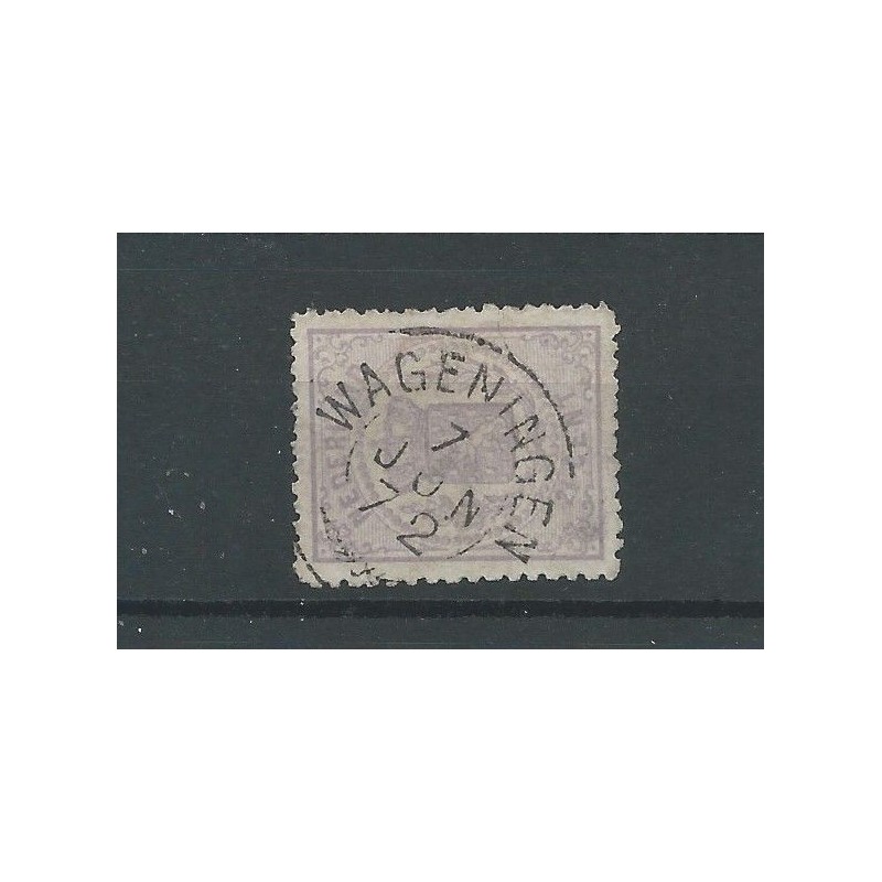 Nederland  18  "WAGENINGEN 1872" franco-takje  VFU/gebr  CV 125 €