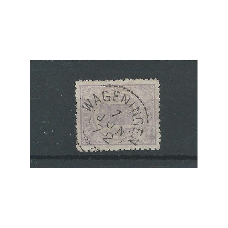 Netherlands  18  "WAGENINGEN 1872" franco-takje  VFU/used  CV 125 €