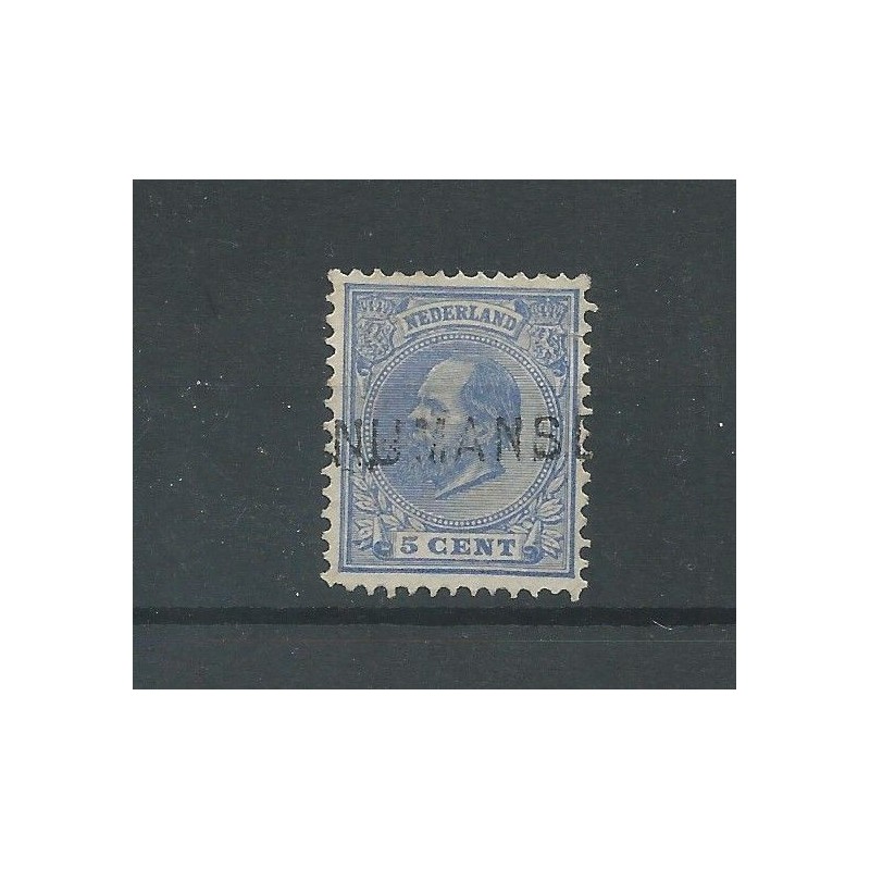 Nederland 1 5ct Willem III 1852 Luxe gebr CV 50 € (1)