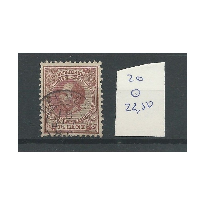 Nederland  20 met "HELMOND" kleinrond VFU/gebr  CV 22,50 €