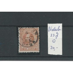 Netherlands 23J  11,5x12 gr.gt.  VFU/used   CV 20€