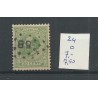 Netherlands  24 with numeral dot cancel 58   VFU/used  CV 15 €