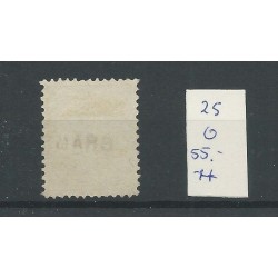 Netherlands  25H "GRAMSBERGEN" straight-line cancel VFU/used  CV 55+ €