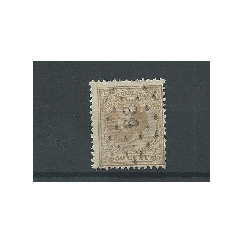 Netherlands  27H with numeral dot cancel 68 VFU/used  CV 15 €