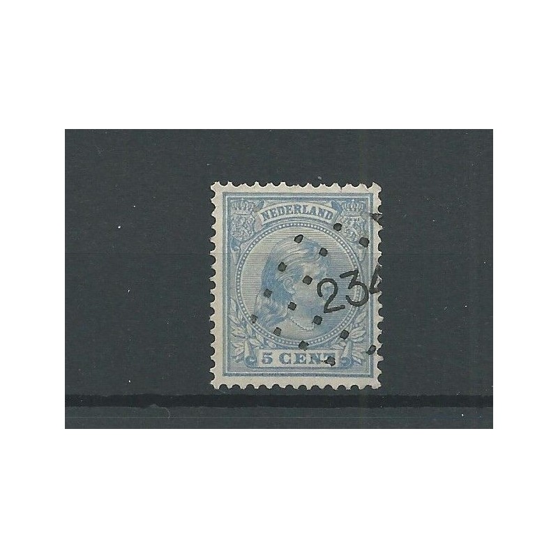 Nederland  35 met puntstempel 234 VFU/gebr  CV 75 €