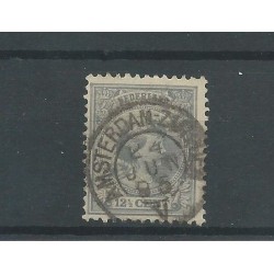 Netherlands  38 "AMSTERDAM-ZUTPHEN-V" small round cancel VFU/used  CV 9 €