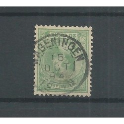 Netherlands  40 "WAGENINGEN" small round cancel VFU/used  CV 8 €
