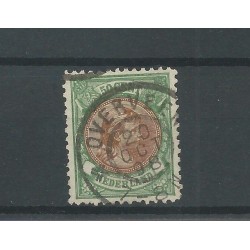 Netherlands  45B "OVERVEEN" large round cancel  VFU/used  CV 20 €