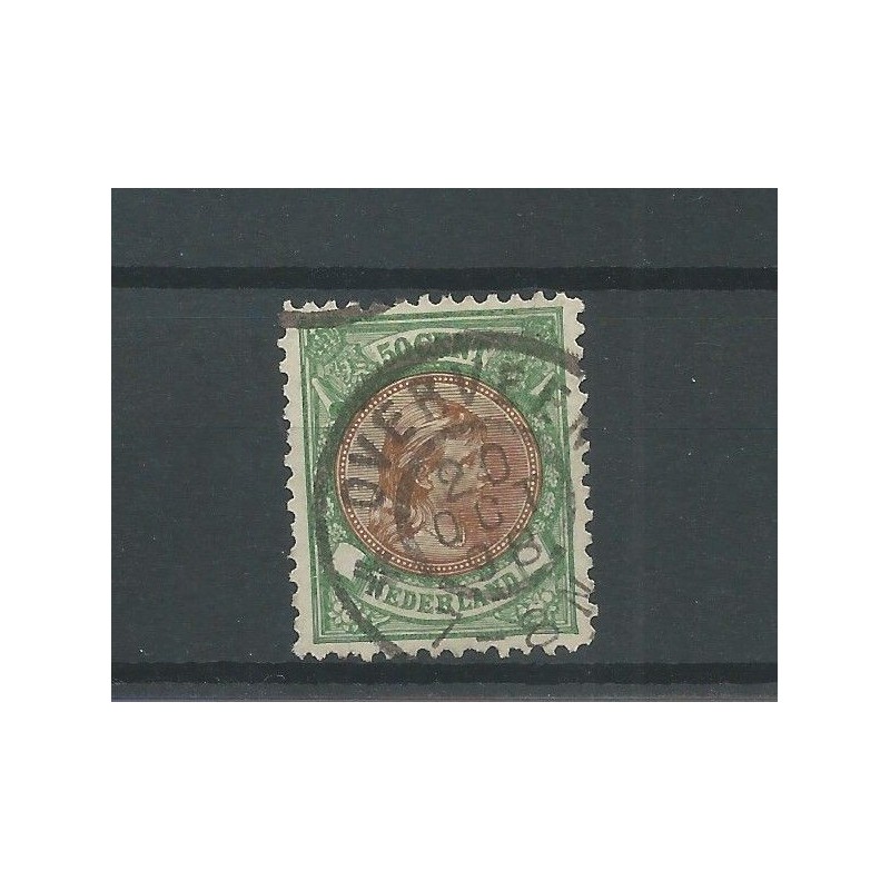 Netherlands  45B "OVERVEEN" large round cancel  VFU/used  CV 20 €