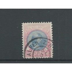 Netherlands  47B "ALFEN (Z:H:)" large round cancel  VFU/used  CV 175 €