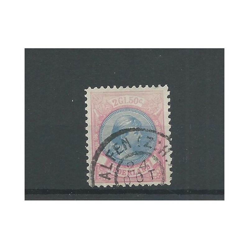 Netherlands  47B "ALFEN (Z:H:)" large round cancel  VFU/used  CV 175 €