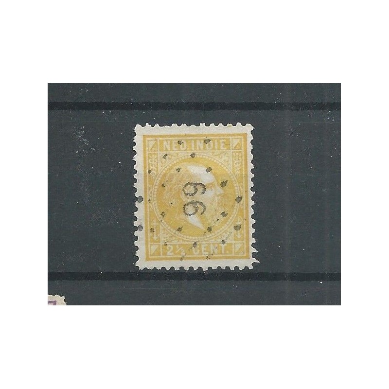 Dutch East Indies 7F  with numeral dot cancel 99   VFU/used CV 50++ €