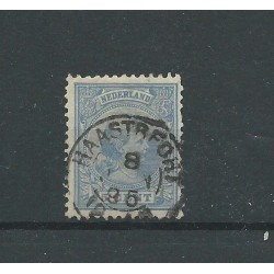 Nederland 35 met " HAASTRECHT 1895" VFU/gebr  CV 10 €