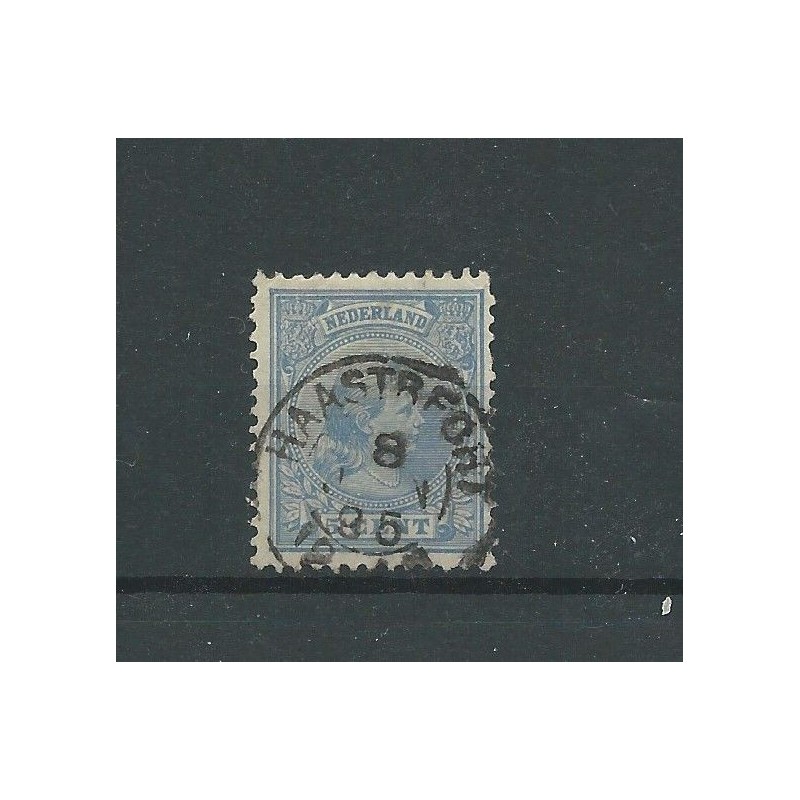 Nederland 35 met " HAASTRECHT 1895" VFU/gebr CV 10 €