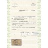 Dutch East Indies 18B/18A Numeral Combitanding  VFU/used CV -,- €  CERTIFICATE