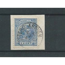 Netherlands 35 with " ROTTERD:-ARNHEM 1896" VFU/used  CV 10 €
