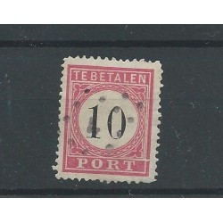 Dutch East Indies  P7fd A-II  "doorloper" VFU/used  CV 60 €