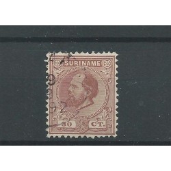 Suriname 11C Willem III  VFU/used  CV 50 €