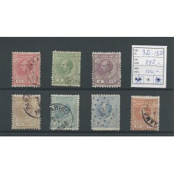 Suriname 3D-13D  Willem III  VFU/used  CV 298 €
