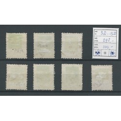Suriname 3D-13D  Willem III  VFU/used  CV 298 €
