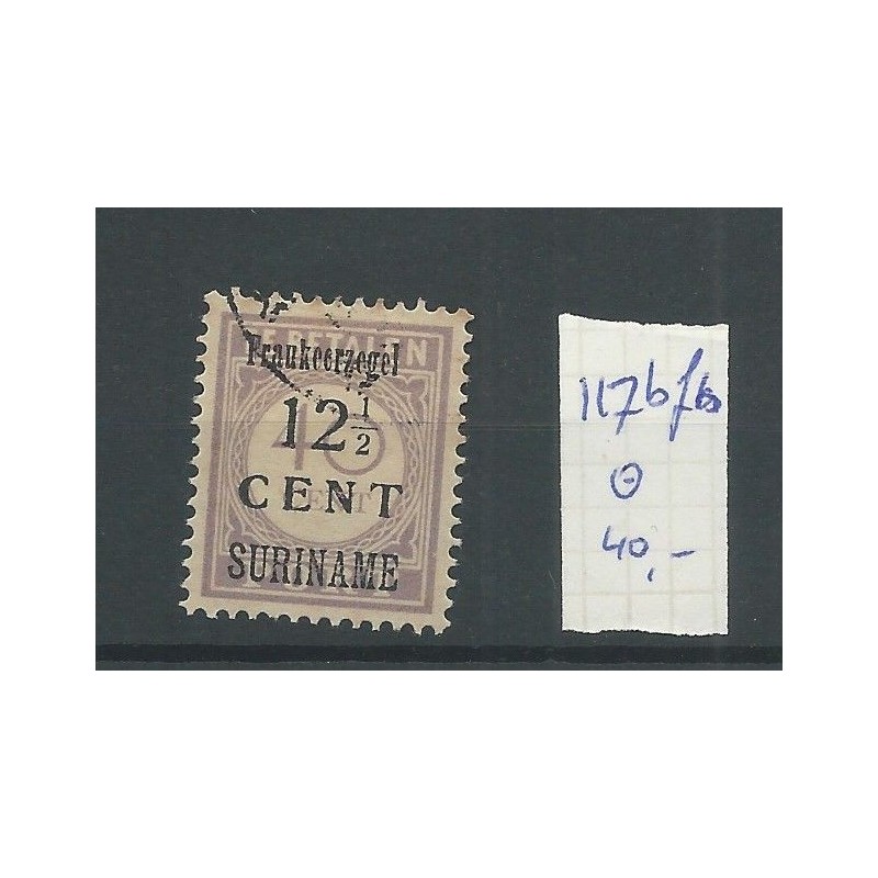 Suriname 117bfb  Hulpuitgifte  VFU/gebr  CV 40  €