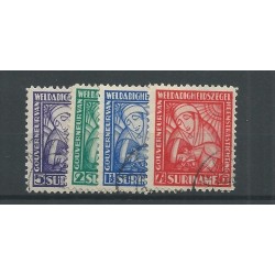 Suriname 137-140 van Heemstra  VFU/used  CV 25  €