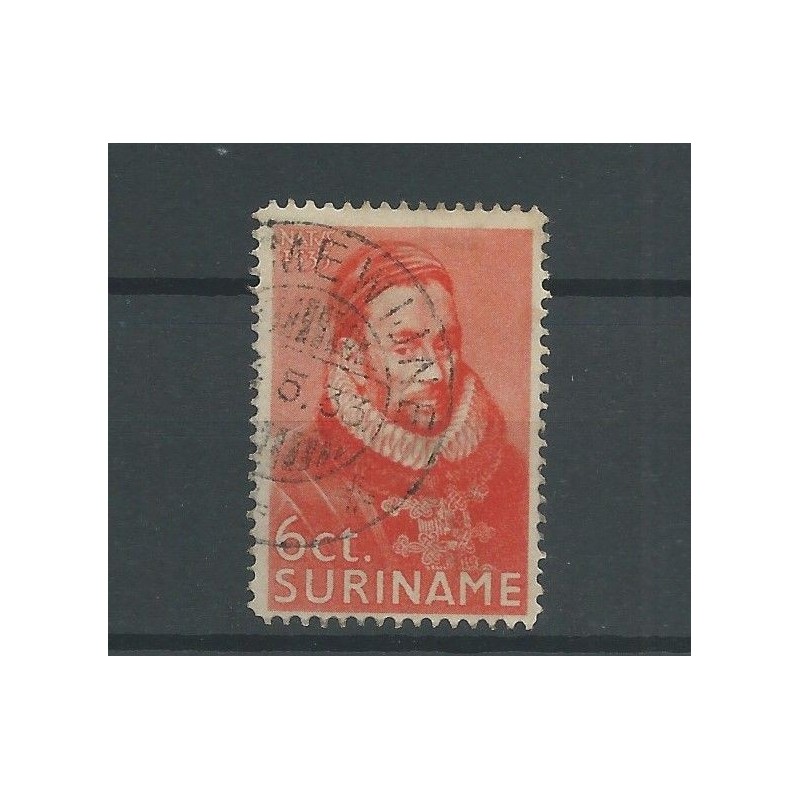 Suriname 150 Herdenking Willem I  VFU/gebr  CV 2,00  €