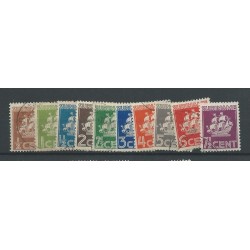 Suriname 157-166 Scheepje  VFU/used  CV 6  €