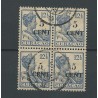 Curaçao 74b  2 stuks in block 4   VFU/used  CV 150+€  SUPERBE !!