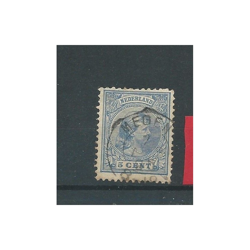 Netherlands 35 with " MEGEN 1896"  VFU/used  CV 12,5 €