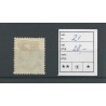 Iceland  21 Numeral with Kroon 25 Aur  VFU/used  CV 28 €
