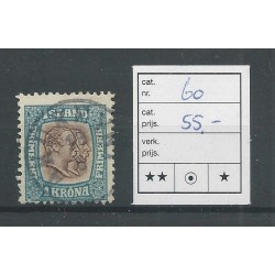 Nederland 35 met "BEVERWIJK 1896" kleinrond VFU/gebr CV 3 €