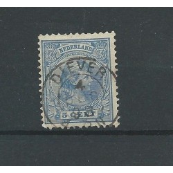 Nederland 35 met " DIEVER 1893"  VFU/gebr  CV 32,5 €