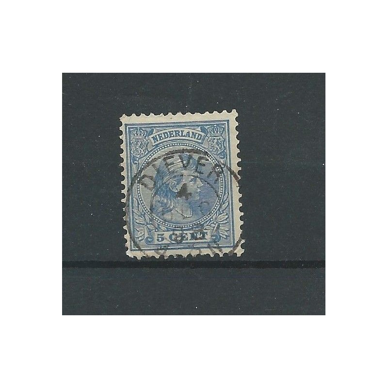 Nederland 35 met " DIEVER 1893"  VFU/gebr  CV 32,5 €